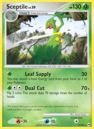 Sceptile (31/99) [Platinum: Arceus] Pokemon Single Pokémon