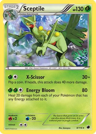 Sceptile (/116) Reverse Holofoil [BW: Plasma Freeze] Pokemon Single Pokémon