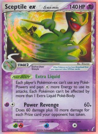 Sceptile ex (Delta Species) (/100) Holofoil [EX: Crystal Guardians] Pokemon Single Pokémon
