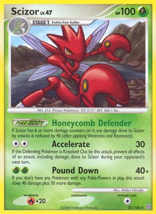Scizor (/100) Reverse Holofoil [DP: Stormfront] Pokemon Single Pokémon