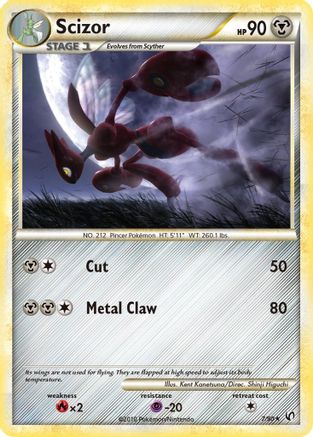 Scizor (/90) Reverse Holofoil [Undaunted] Pokemon Single Pokémon