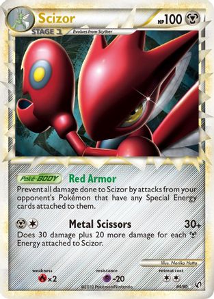 Scizor (Prime) (/90) Holofoil [HGSS: Undaunted] Pokemon Single Pokémon