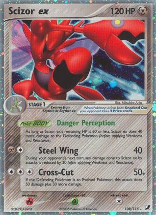 Scizor ex (/115) Holofoil [EX: Unseen Forces] Pokemon Single Pokémon