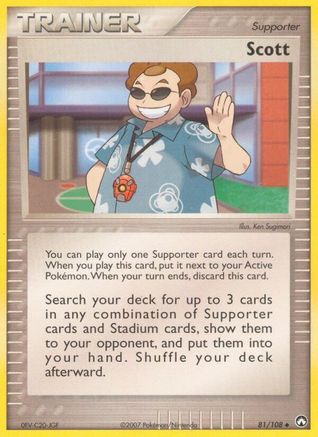 Scott (81/108) Reverse Holofoil [EX: Power Keepers] Pokemon Single Pokémon