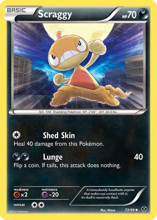 Scraggy (/99) [BW: Next Destinies] Pokemon Single Pokémon