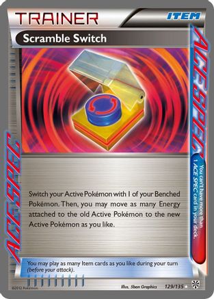 Scramble Switch 129/135 Holofoil [BW: Plasma Storm] Pokemon Single Pokémon