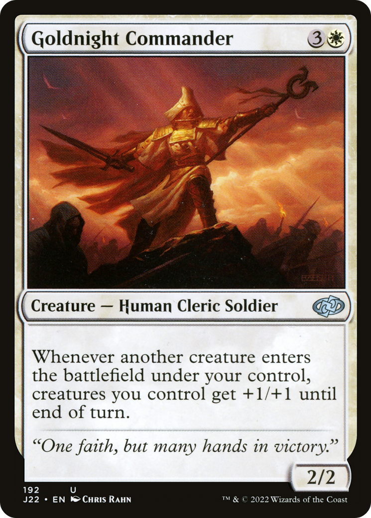 Goldnight Commander (J22-192) [Jumpstart 2022] MTG Single Wizards of the Coast