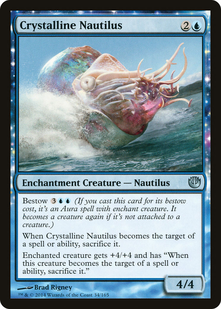 Crystalline Nautilus (JOU-034) [Journey into Nyx] MTG Single Wizards of the Coast