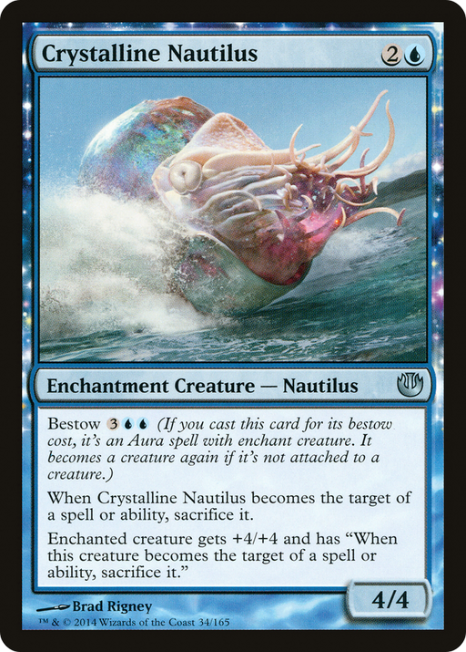 Crystalline Nautilus (JOU-034) [Journey into Nyx] MTG Single Wizards of the Coast