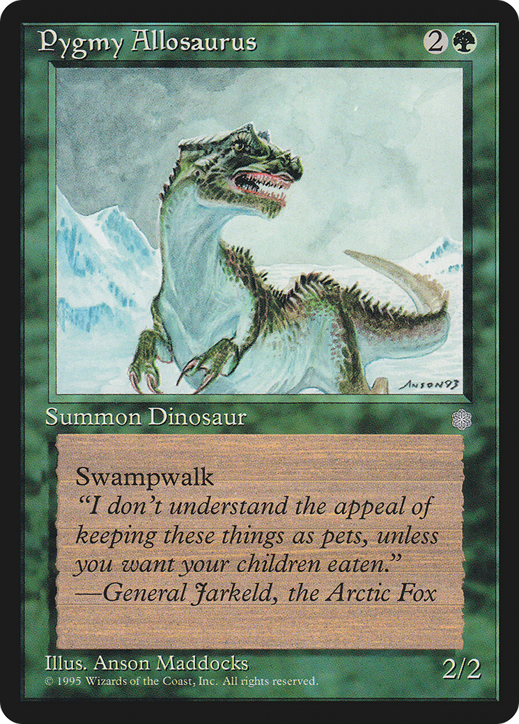 Pygmy Allosaurus (ICE-257) [Ice Age] MTG Single Wizards of the Coast