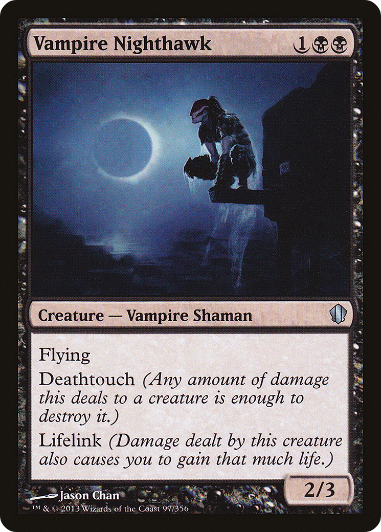 Vampire Nighthawk (C13-097) [Commander 2013] MTG Single Wizards of the Coast