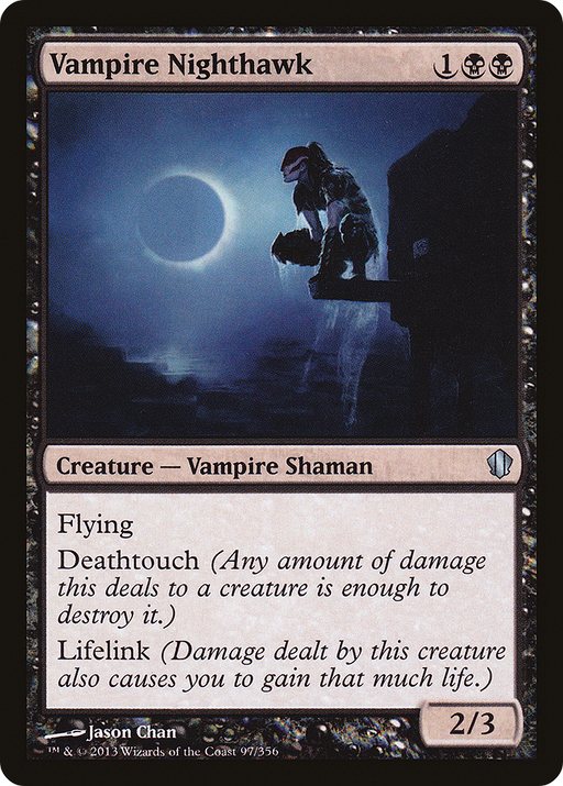 Vampire Nighthawk (C13-097) [Commander 2013] MTG Single Wizards of the Coast
