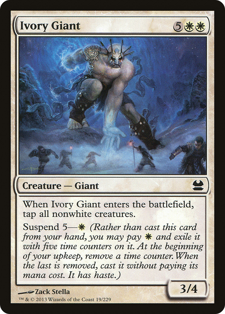 Ivory Giant (MMA-019) [Modern Masters] MTG Single Modern Masters