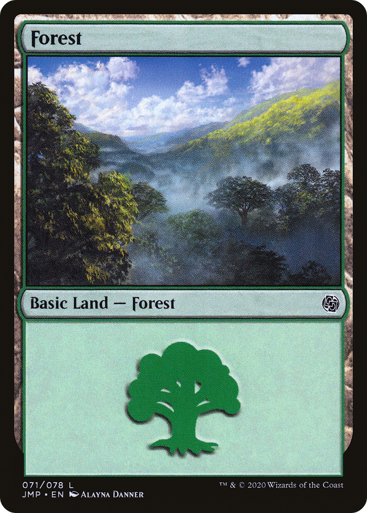 Forest (71) (JMP-071) [Jumpstart] MTG Single Wizards of the Coast