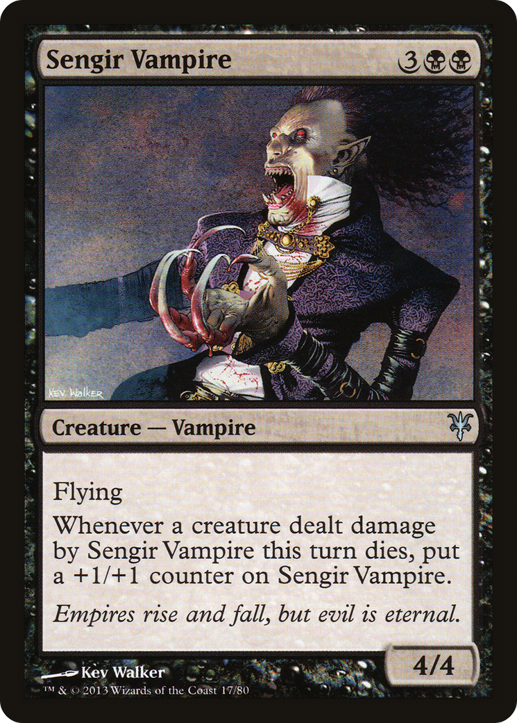 Sengir Vampire (DDK-017) [Misc] Duel Decks: Sorin vs. Tibalt MTG Single Wizards of the Coast