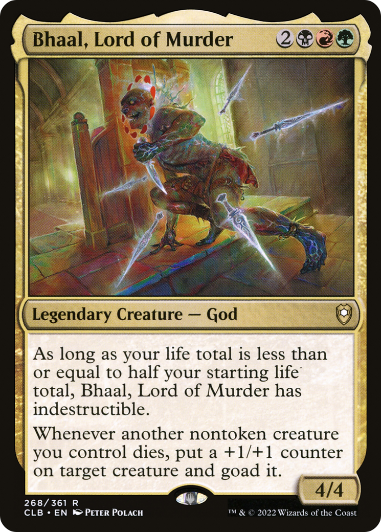 Bhaal, Lord of Murder (CLB-268) [Commander Legends: Battle for Baldur's Gate] MTG Single Wizards of the Coast