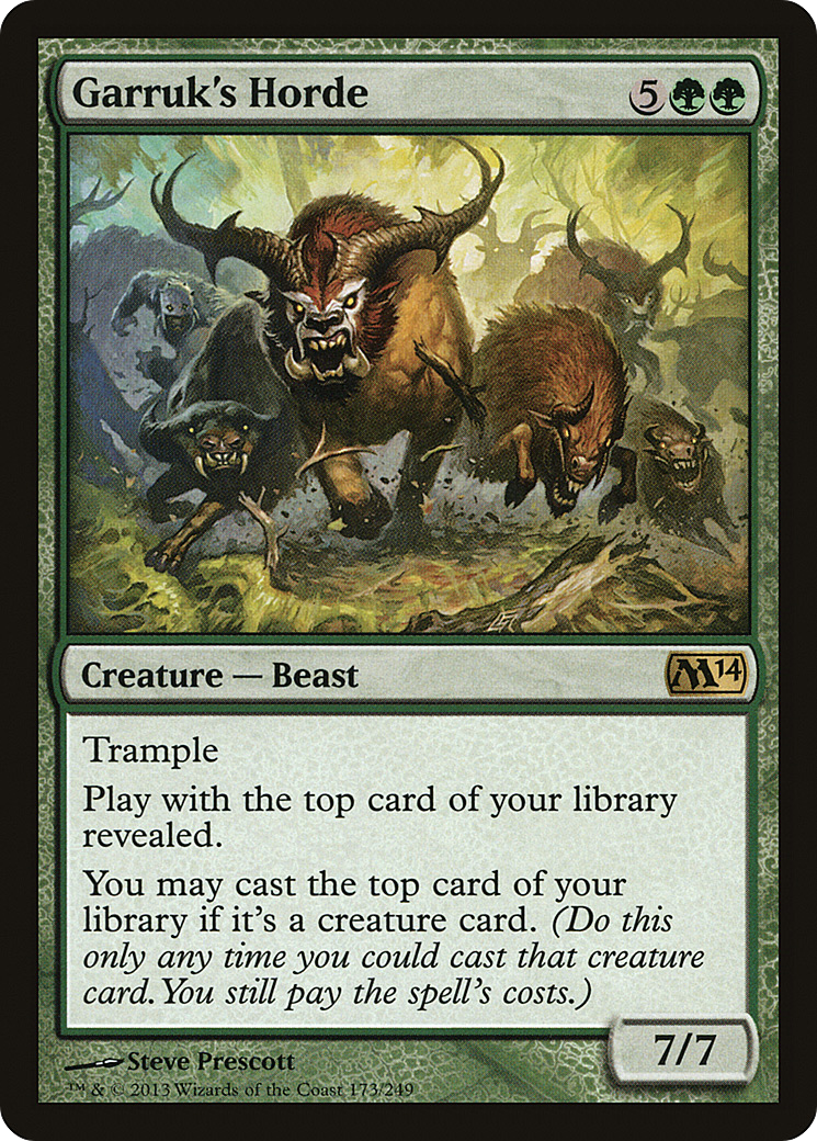 Garruk's Horde (M14-173) [Magic 2014] MTG Single Wizards of the Coast