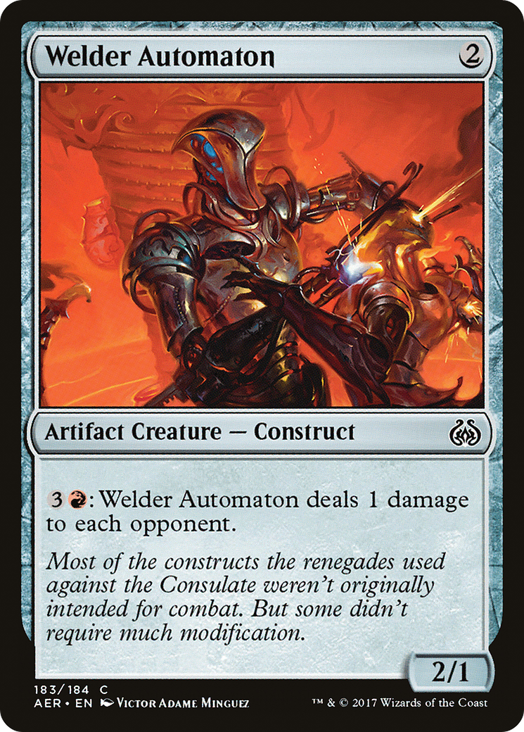 Welder Automaton (AER-183) [Aether Revolt] MTG Single Wizards of the Coast