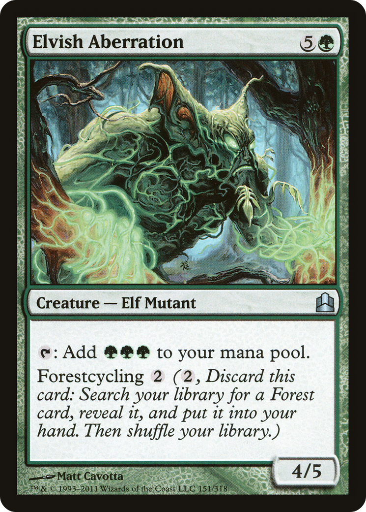 Elvish Aberration (CMD-151) [Commander 2011] MTG Single Wizards of the Coast