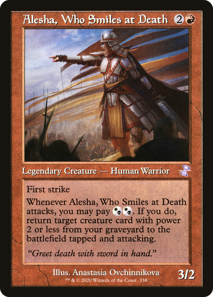 Alesha, Who Smiles at Death (TSR-338) [Time Spiral Remastered] Foil MTG Single Wizards of the Coast