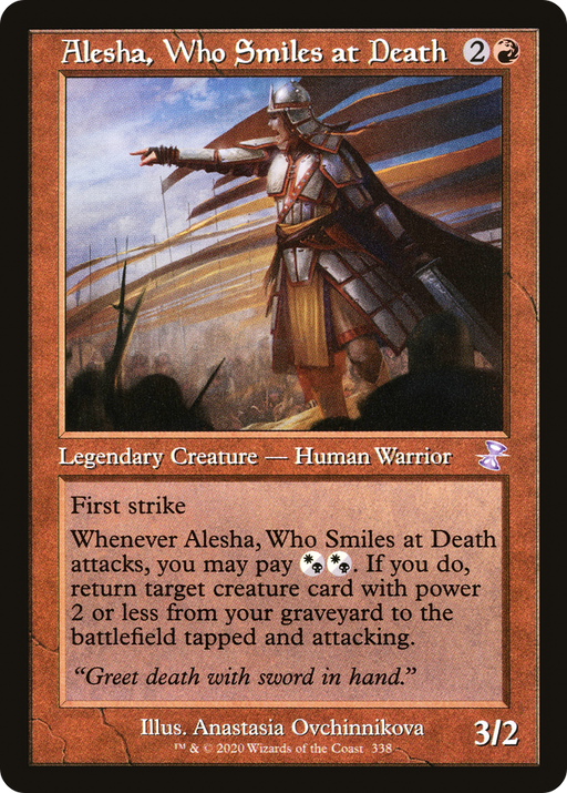Alesha, Who Smiles at Death (TSR-338) [Time Spiral Remastered] MTG Single Wizards of the Coast