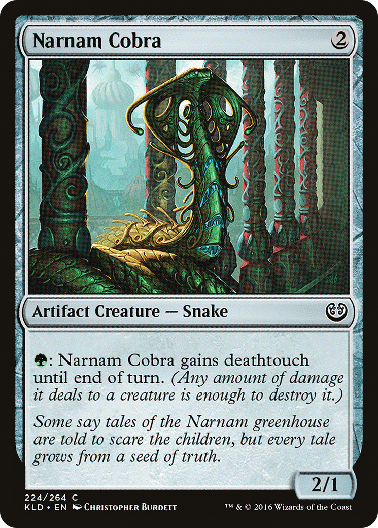 Narnam Cobra (KLD-224) [Kaladesh] MTG Single Wizards of the Coast