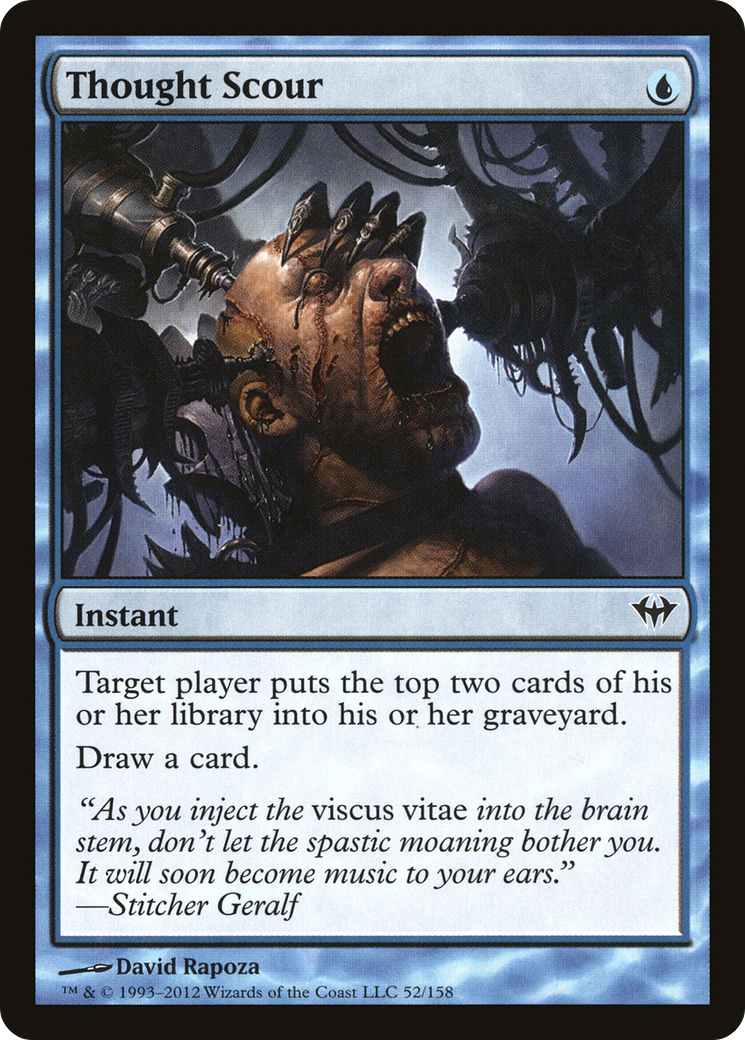 Thought Scour (DKA-052) [Dark Ascension] Foil MTG Single Wizards of the Coast