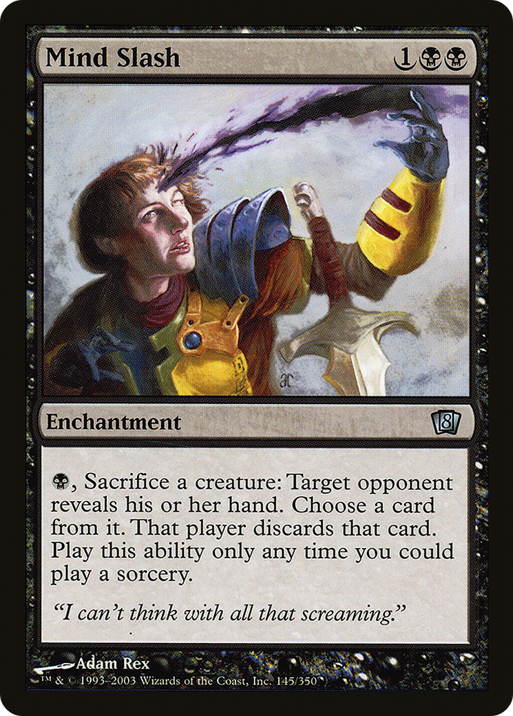 Mind Slash (8ED-145) [8th Edition] Foil MTG Single Wizards of the Coast