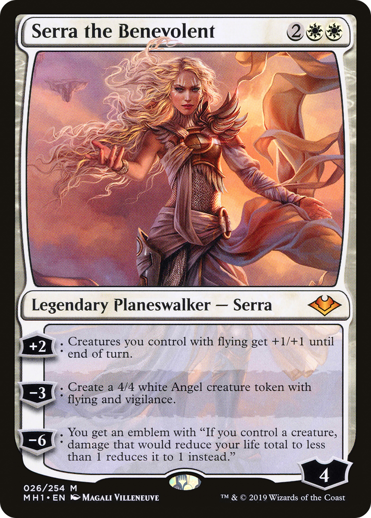 Serra the Benevolent (MH1-026) [Modern Horizons] Foil MTG Single Modern Horizons
