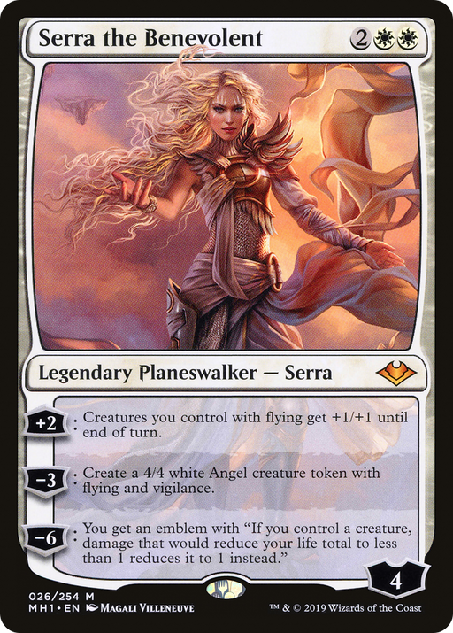 Serra the Benevolent (MH1-026) [Modern Horizons] Foil MTG Single Modern Horizons