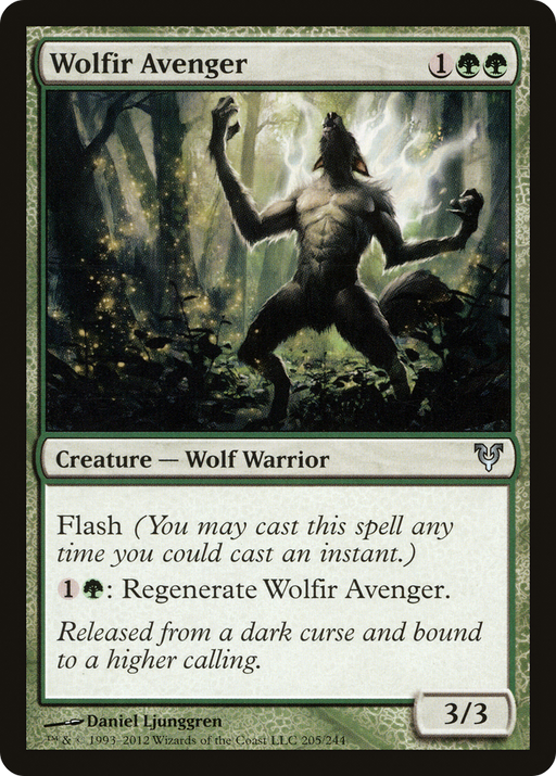 Wolfir Avenger (AVR-205) [Avacyn Restored] Foil MTG Single Wizards of the Coast