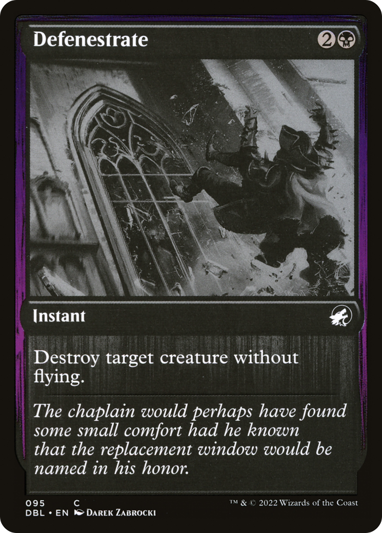 Defenestrate (DBL-095) [Innistrad: Double Feature] Foil MTG Single Wizards of the Coast