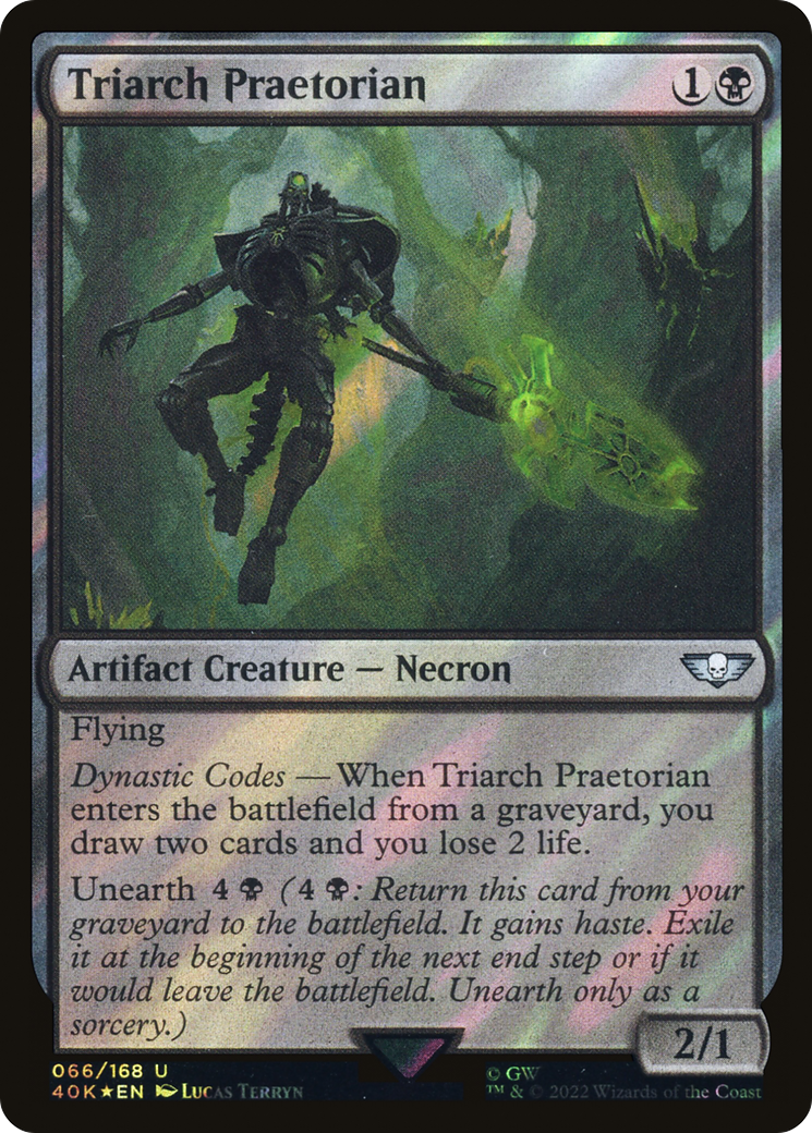 Triarch Praetorian (40K-66★) [Warhammer 40,000 Commander] Foil MTG Single Wizards of the Coast