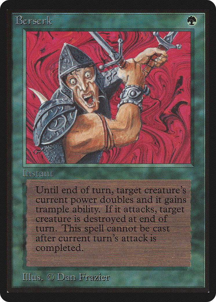 Berserk (LEB-) [Oldschool] Limited Edition Beta MTG Single Wizards of the Coast