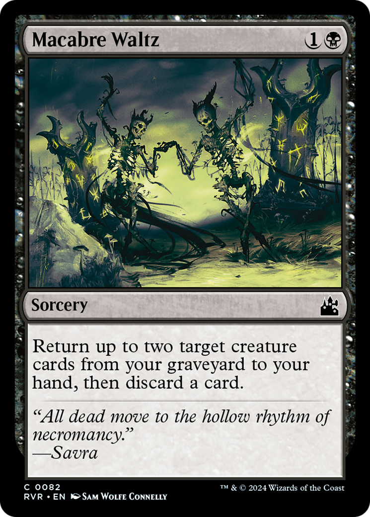 Macabre Waltz (RVR-082) [Ravnica Remastered] MTG Single Wizards of the Coast
