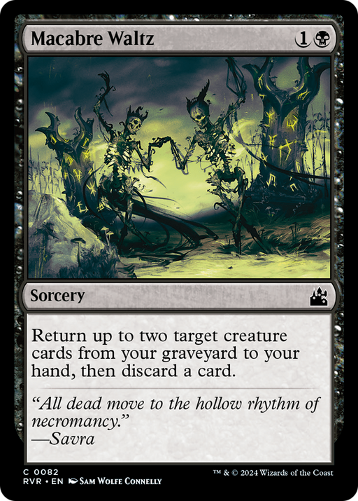 Macabre Waltz (RVR-082) [Ravnica Remastered] MTG Single Wizards of the Coast