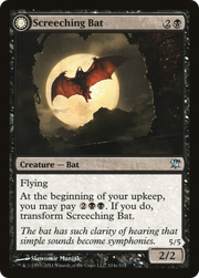 Screeching Bat (ISD-114) [Innistrad] Foil MTG Single Wizards of the Coast
