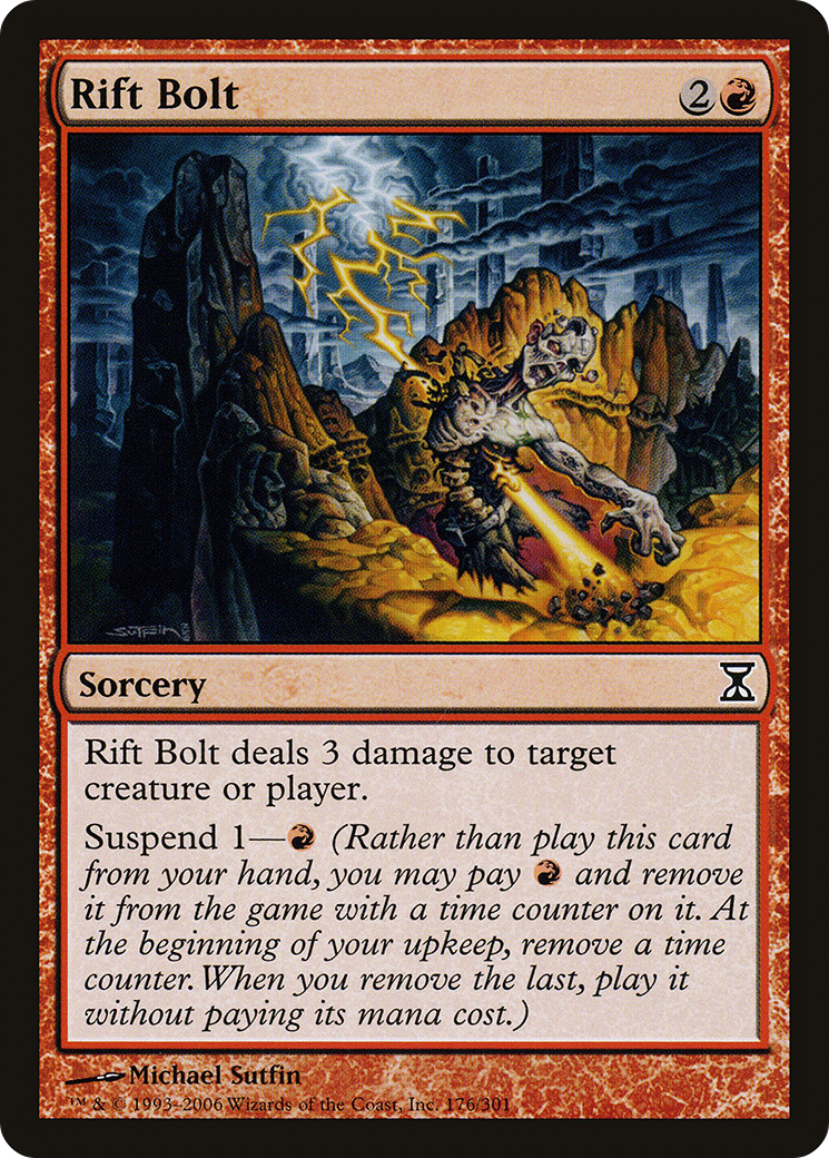 Rift Bolt (TSP-176) [Time Spiral] MTG Single Wizards of the Coast