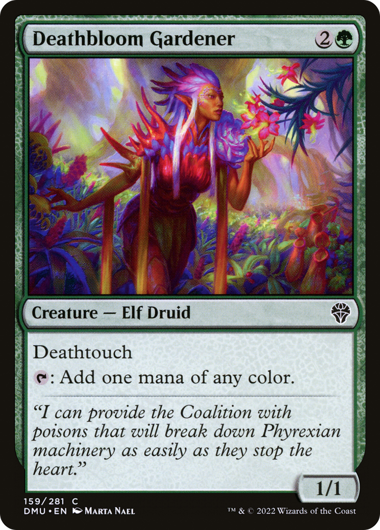 Deathbloom Gardener (DMU-159) [Dominaria United] MTG Single Wizards of the Coast