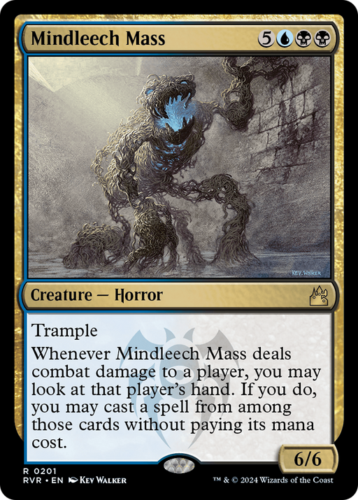 Mindleech Mass (RVR-201) [Ravnica Remastered] Foil MTG Single Wizards of the Coast