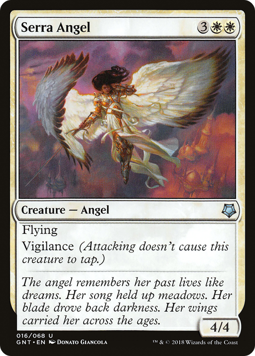 Serra Angel (GNT-016) [Misc] Game Night MTG Single Wizards of the Coast