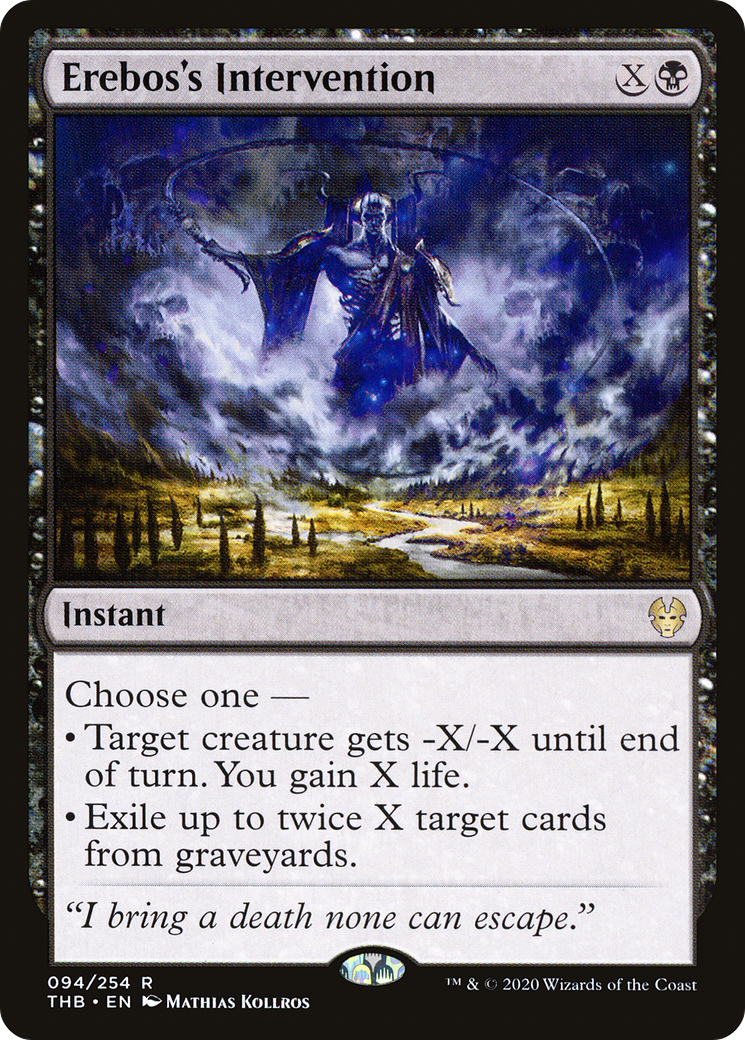 Erebos's Intervention (THB-094) [Theros Beyond Death] Foil MTG Single Wizards of the Coast