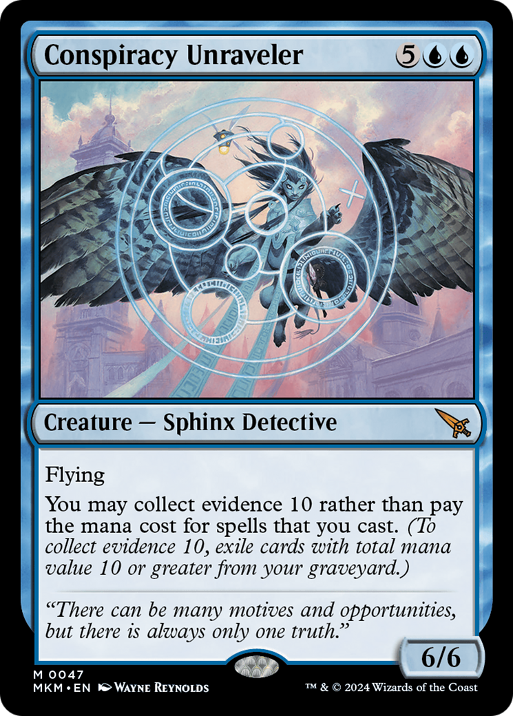 Conspiracy Unraveler (MKM-047) [Murders at Karlov Manor] Foil MTG Single Wizards of the Coast