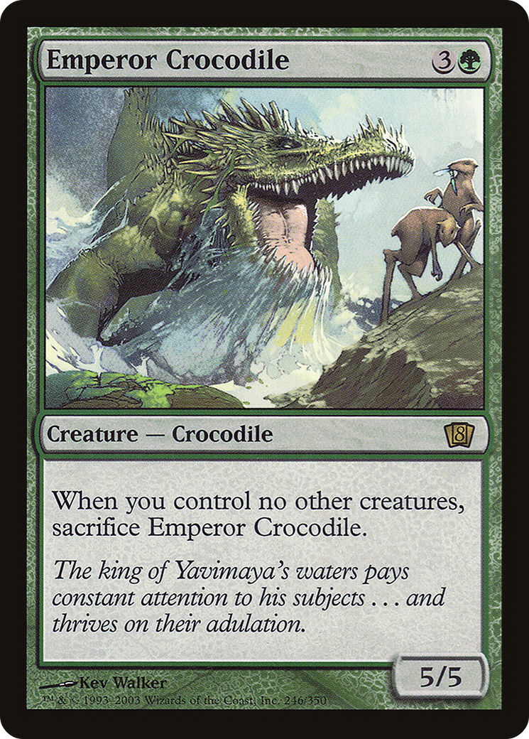 Emperor Crocodile (8ED-246) [8th Edition] MTG Single Wizards of the Coast