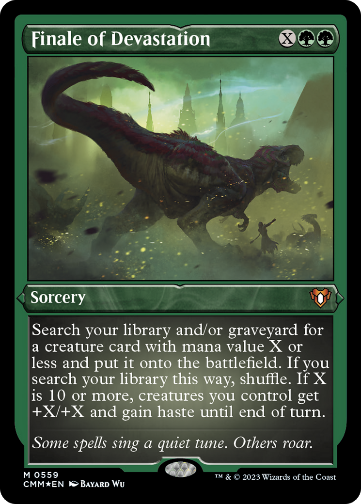 Finale of Devastation (CMM-559) [Commander Masters] Etched Foil MTG Single Wizards of the Coast