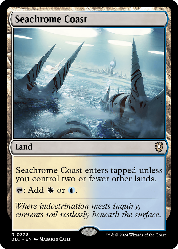 Seachrome Coast (BLC-328) [Bloomburrow Commander] MTG Single Wizards of the Coast