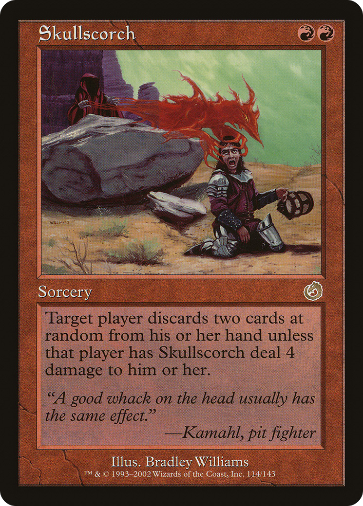 Skullscorch (TOR-114) [Torment] Foil MTG Single Wizards of the Coast
