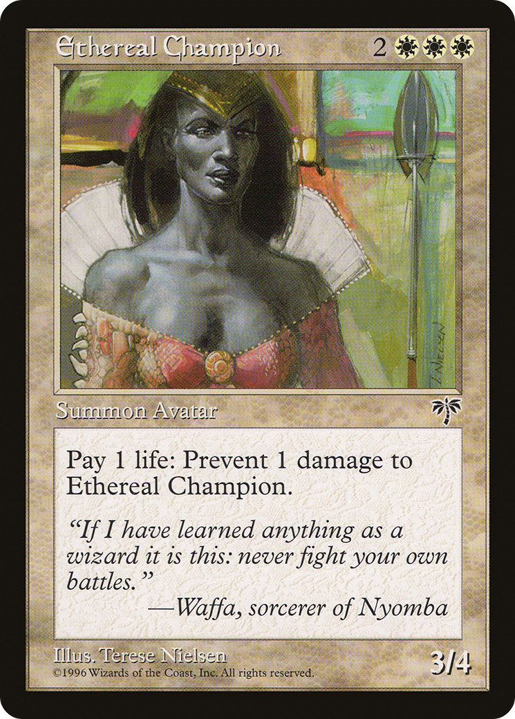 Ethereal Champion (MIR-015) [Mirage] MTG Single Wizards of the Coast