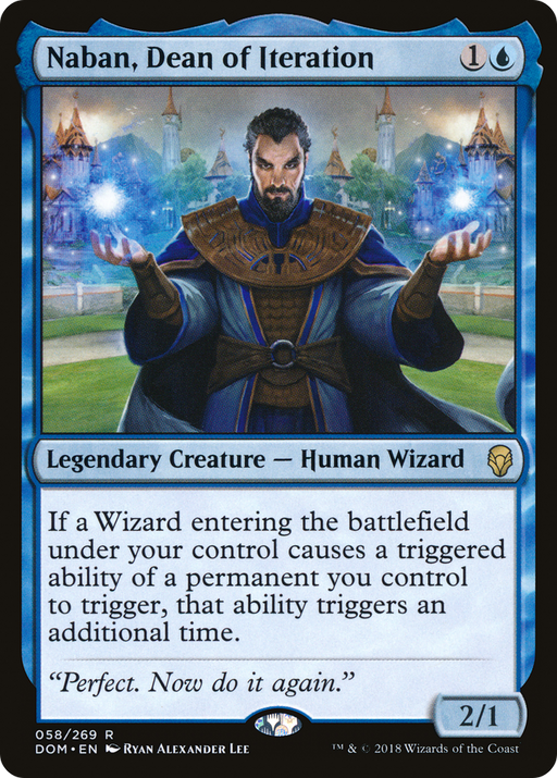 Naban, Dean of Iteration (DOM-058) [Dominaria] MTG Single Wizards of the Coast