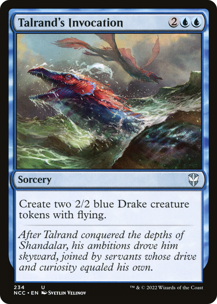 Talrand's Invocation (NCC-234) [New Capenna Commander] MTG Single Wizards of the Coast